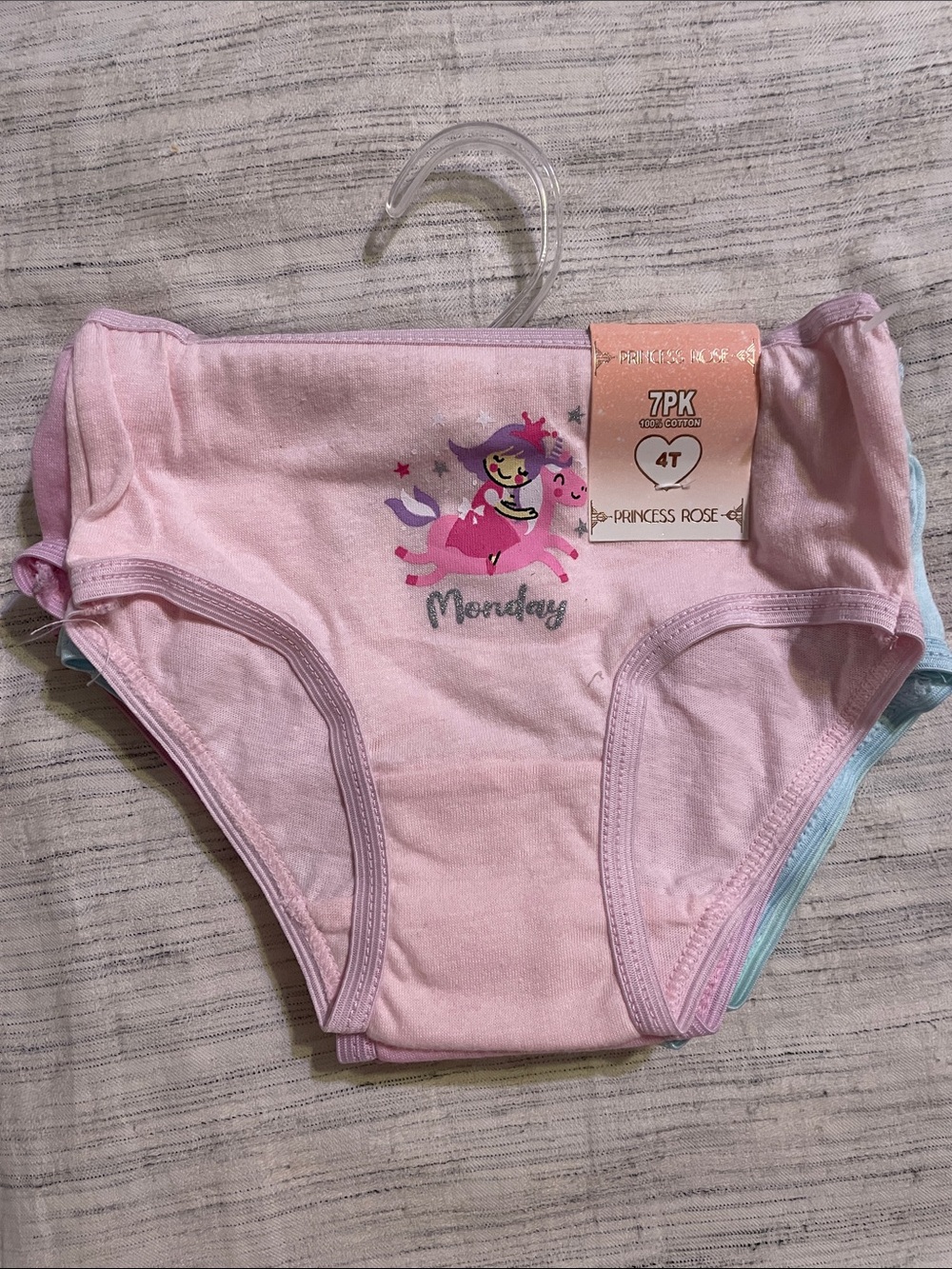 Girls' 4T Unicorn Days of the Week Briefs